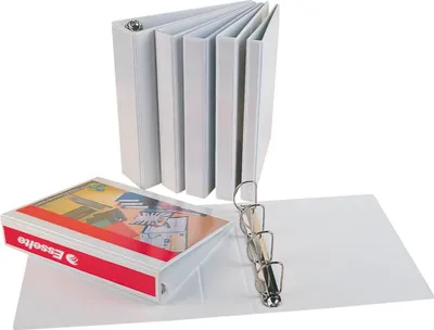 Image de Esselte Panorama Ring Binders 4 x 16 mm White, Blanc, 16 mm
