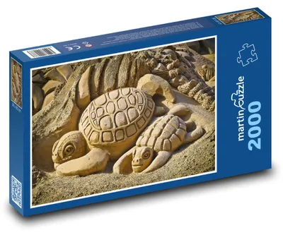 Produktbild von martinpuzzle - Puzzle 2000 Teile - Sandschildkröten