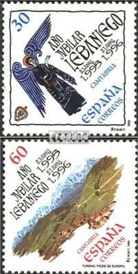 Produktbild von Briefmarken Spanien 1995 Mi 3210-3211 (kompl.Ausg.) postfrisch Liebana