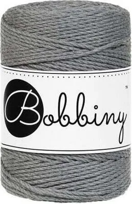 Immagine prodotto di Bobine 3PLY Corda per macramè 1,5 mm 100 m Corda grigio pietra