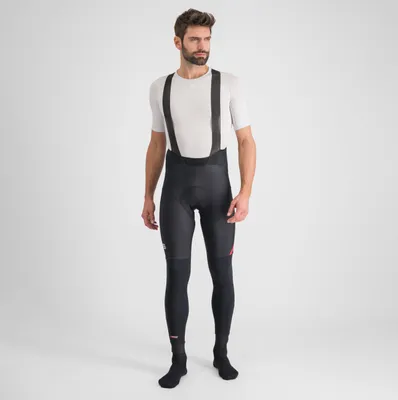 Produktbild von SPORTFUL Lange Fahrradhose mit Trägern - FIANDRE NO RAIN - Schwarz 2XL