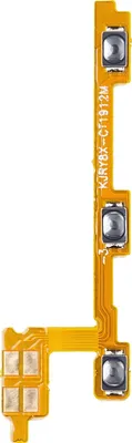 Produktbild von Clappio, Flexkabel Power Button + Lautstärke für Honor 8X, Schwarz