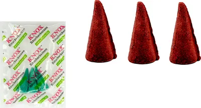 Produktbild von KNOX Räucherkerzen - XXL Riesen 3er Set - Schokolade - mit 3er Probe "Meeresbrise" - Brenndauer 30-40 Minuten
