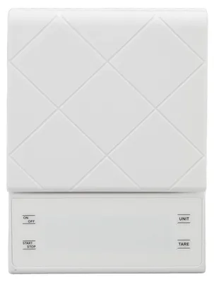Küchenwaage 3000 g / 0,1 g, digital, mit Timer, LCD-Display, weiß