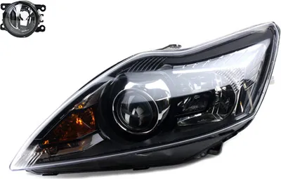 Immagine prodotto di Fari compatibili per Ford Focus, dal 02/2008 al 01/2011, con lampadine H7 e H1. Include fendinebbia. Codici: 1521226, 1749990, 1574971, 1679641, 8M5113008CA, 8M5113008CB, 8M5113
