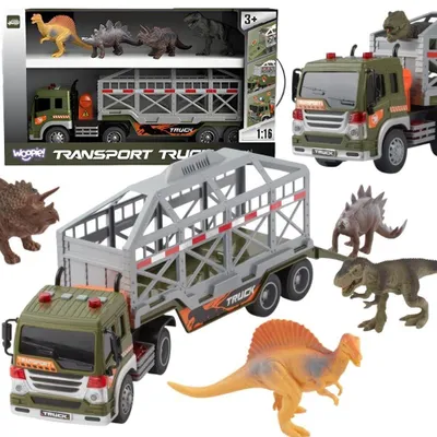 Obrázek produktu pro Woopie Dinosaur Transporter Auto se zvukem a světlem