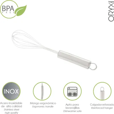 Obrázek produktu pro Míchací tyč z nerezové oceli 6 x 27,5 (V) cm.