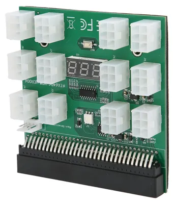 Obrázok produktu pre Podpora výroby dosiek s adaptérom pre rozbočovače napájania – doska s vysokou bezpečnosťou a výkonom 1600 W, 12 V, 6-pinový modul rozbočovača
