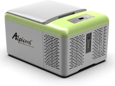 Produktbild von 9L Kühlbox 12v Mini Kühlschrank Elektrische Kompressor Auto kühlschrank Camping Gefrierbox Klein Tragbare für Auto, LKW, Boot, RV