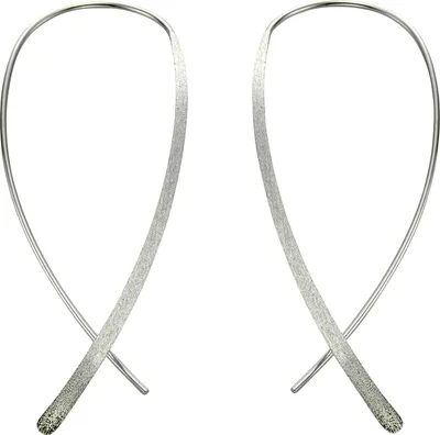 Produktbild von Celesta Silber Ohrringe 925/- Sterling Silber 7,0cm weiß ohne 271230068