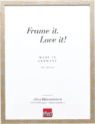 Produktbild von Fotorahmen aus Holz, Profil 51, antikes Silber, 10 x 15 cm, Acrylglas