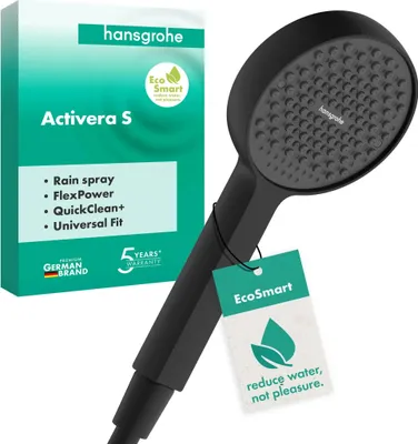 Immagine prodotto di Doccetta hansgrohe Activera S 95 1jet EcoSmart, nero opaco, 1 pz.