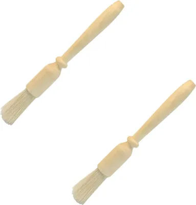 Image de Set de 2 ustensiles de pâtisserie pinceau en poil de porc Fackelmann Boisselerie