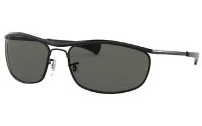 Obrázok produktu pre Ray-Ban OLYMPIAN I DELUXE, Dospelý, Uni, Oválny, Čierna, Polarizované šošovky, Kov