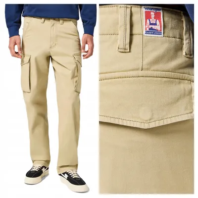 Immagine prodotto di Wrangler | Pantaloni cargo da uomo, modello Casey Jones, in cotone resistente, adatti per l'outdoor, taglia W31 L32