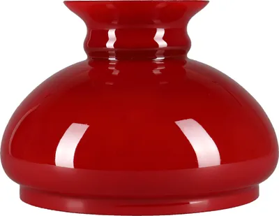 Image de Verre à pétrole Verre de lampe Ø 175mm Verre de rechange diff. Couleurs rouge
