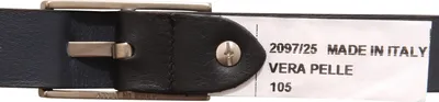 Produktbild von 7707Az Cintura Uomo No Brand Man Leather Belt Black