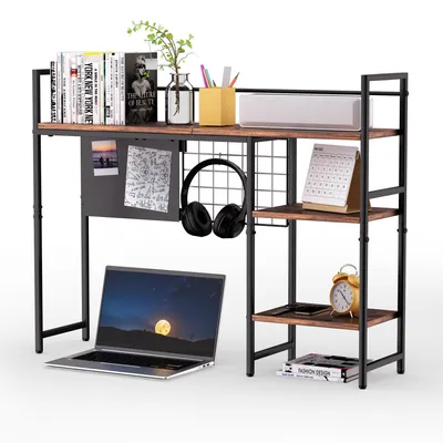 Image de Étagère de bureau à 3 niveaux, idéale pour optimiser l'espace