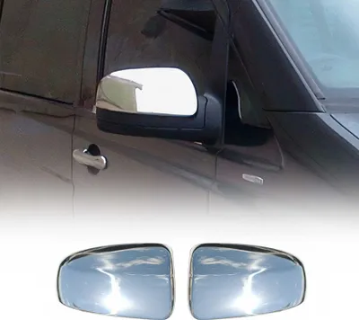 Image de Coques de Rétroviseurs pour Mercedes Vito VW639 2010-2014 en Acier Chromé Argent