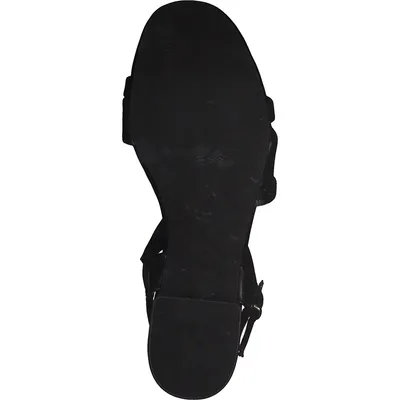 Produktbild von MARCO TOZZI Damen Sandale Sandalette Riemchen Blockabsatz 2-28208-20, Größe:37 EU, Farbe:Schwarz