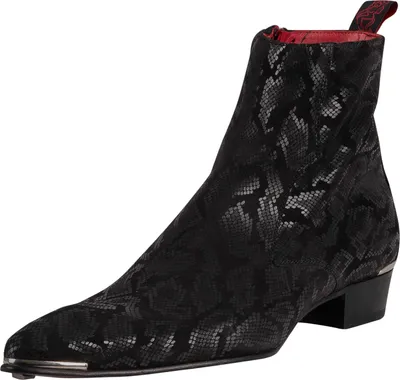 Produktbild von Jeffery West Chelsea-Lederstiefel mit Reißverschluss, Schwarz 45 EU