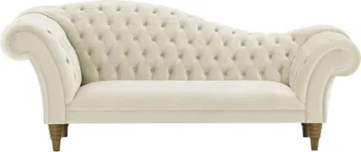 Image de Canapé chaise longue Chester-Velluto 2-wax black