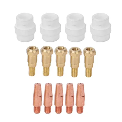 Image de 24KD Pièce de torche de soudage MIG,24KD Pointe de contact,24KD Pointe,24KD Diffuseur de gaz,24KD Support de pointe