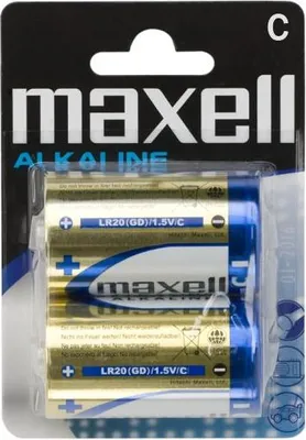 Productafbeelding van 2x babybatterij type: C - LR14 - alkaline 2 stuks [18722]