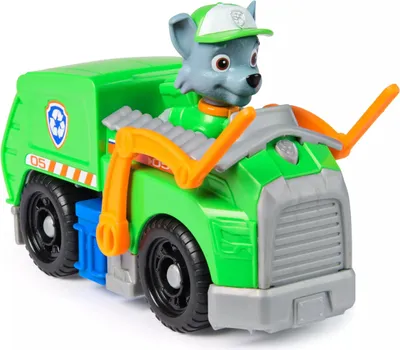 Obrázok produktu pre PAW Patrol Rocky’s Recycle Truck, Smetiarske auto, 3 rok / roky, Plast, Zelená, Oranžová