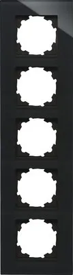 Produktbild von Kopp 406705004, Schwarz, Glas, konventionell, Kopp, Glänzend, IP20