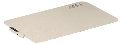 Productafbeelding van Zimilo Elektrische warmhoudplaat, mobiel, 300W, warmhoudplaat van siliconen, 50-120°C met timer (1-8 uur), warmhoudplaat voor tafel, 38x60 cm, beige
