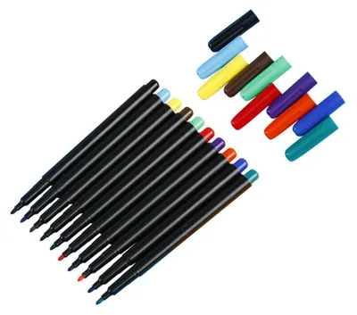 Obrázek produktu pro Sada školních potřeb pro děti, vodové fixy, stíratelné hroty, balení po 2 kusech, 20 kusů