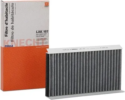 Produktbild von MAHLE Innenraumfilter LAK 197 Pollenfilter für BMW 5 Limousine (E60) Aktivkohle