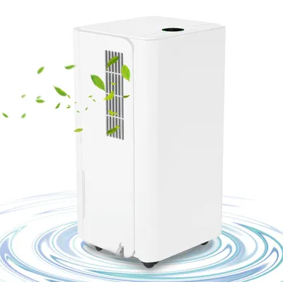 Produktbild von Eikuavons Luftentfeuchter 16 L/Tag, 2-L-Wassertank, 200 W, 38 dB, Timer, Schlafmodus, Kindersicherung und Dauerablauf, Weiß