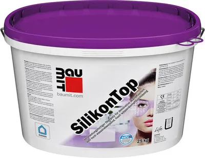 Produktbild von Baumit SilikonTop Putz Rillenputzstruktur 2,0 mm weiß 25 kg