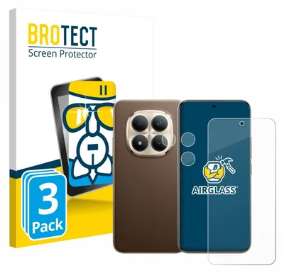 Produktbild von 3x BROTECT Schutzglas für Xiaomi Redmi Note 15 Pro Plus 5G (Display+Kamera) Schutzfolie Panzer Folie Glas Display Schutz klar