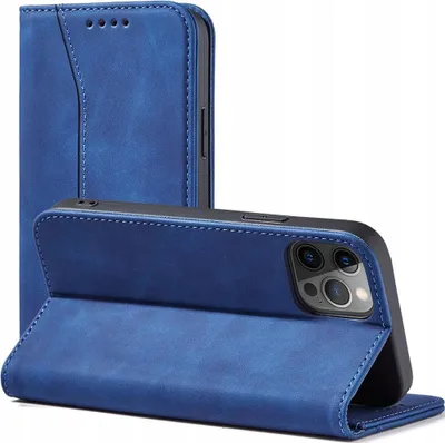Immagine prodotto di Custodia a calamita per Iphone 12 Pro Max Portafoglio Portacarte Blu