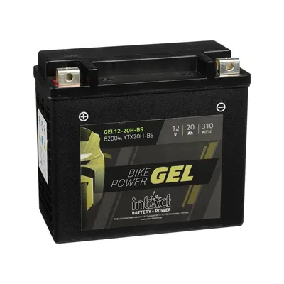 Produktbild von intAct Bike-Power Motorradbatterie GEL YTX20H-BS 12V 20Ah 82004 GEL12-20H-BS