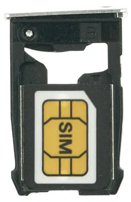Produktbild von Google Nexus 6 Sim Karten Halter Tray Fach, Silber