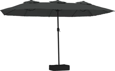 Produktbild von vidaXL Doppelsonnenschirm Anthrazit 449x265 cm