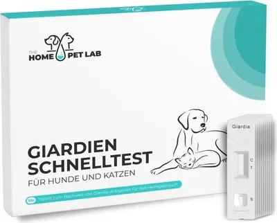 Produktbild von HomePetLab Giardien Schnelltest für Hunde, Katzen & Kleintiere 10er Packung