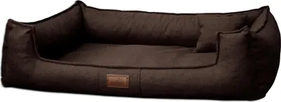 Produktbild von tierlando® Orthopädisches Hundebett GOOFY Couture >> inkl. Matratzenschoner << - Größe: 110x90cm | Farbe: 01 Braun