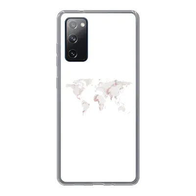 Produktbild von MuchoWow® Handyhülle Schutzhülle Hülle für Samsung Galaxy S20 FE Weltkarte - Marmor - Karte Silikon Softcase Handy Hülle - Abdeckung