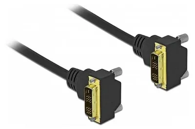 Image de Delock DVI Kabel 18+1 Stecker gewinkelt zu 18+1 Stecker gewinkelt 3 m