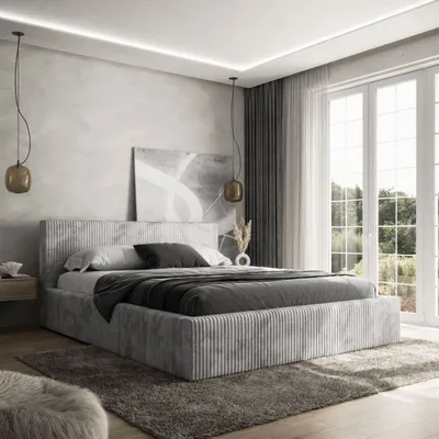 Produktbild von Polsterbett TILIA mit Bettzeugbehälter 140x200 Kopfteil 95 cm TILIA 86