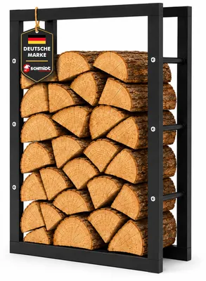 Produktbild von SCHMIDT security tools Brennholzregal 80x25x100cm Kaminholzregal