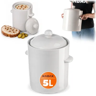 Obrázek produktu pro Sudový zavařovací hrnec KADAX s límcem 5 l