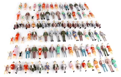 Produktbild von Maßstab 1:48 | Plastik Figuren Spur 0 (100 Stück)