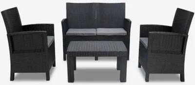 Immagine prodotto di Gartenmöbel Set Divano 2 Sessel Tisch Outdoor Taormina Grand Soleil