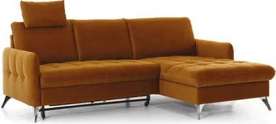 Zdjęcie produktu dla Narożnik LUKKA 6 Szerokość 255 cm Funkcja Spania Pojemnik na pościel